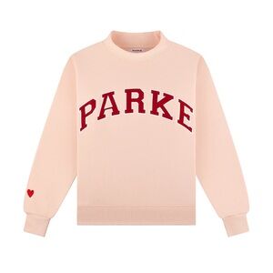 PARKE Pale Pink Crewneck Sweatshirt | VALENTINES 2026